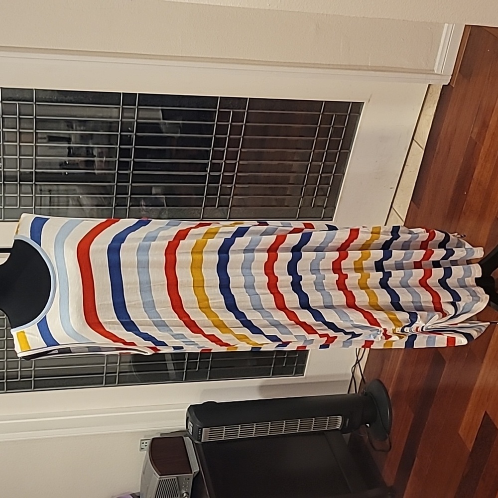 Lane Bryant Maxi Multi Stripe Dress (NWOT)